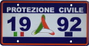 targa protezione civile