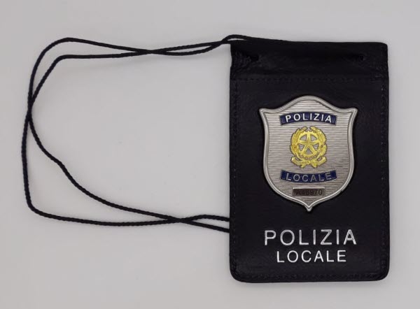 Operazioni Speciali - Porta Placca e Tesserino da Collo in Pelle per Placca  Operativa Polizia Penitenziaria