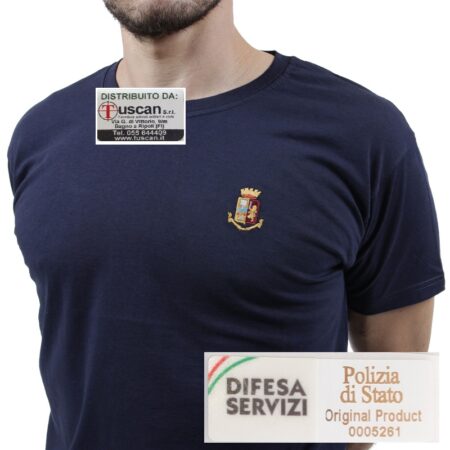 T shirt Polizia di Stato per uomo T01319