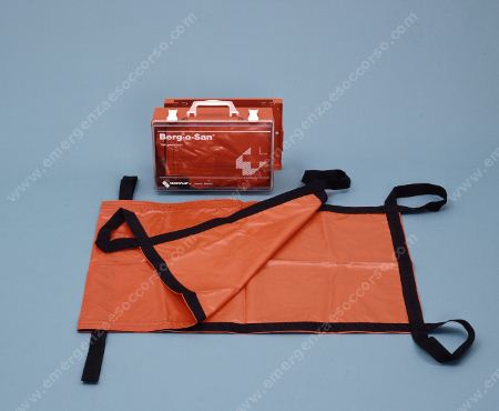 Telo Porta Feriti Da Soccorso Giallo Con 10 Maniglie – Impermeabile In PVC, Portata 150 Kg, Dimensioni 190x75 Cm - 4